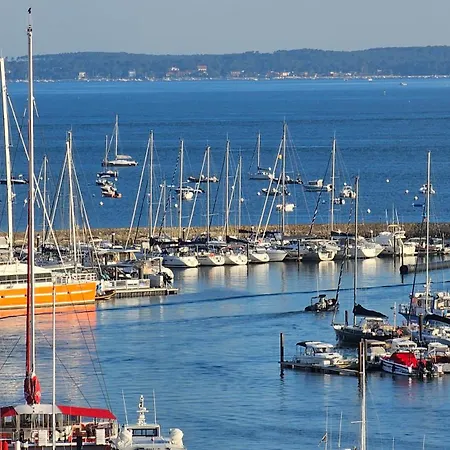 Vue Panoramique Sur Bassin,piscine Et Terrasse Lejlighed Arcachon
